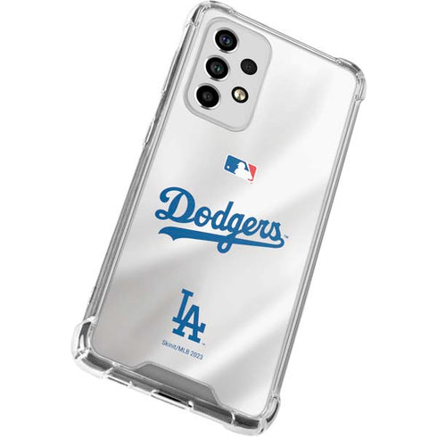 MLB Los Angeles Dodgers Home Jersey Galaxy A33 5G Clear Case