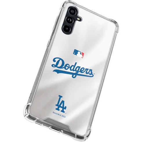 MLB Los Angeles Dodgers Home Jersey Galaxy A54 5G Clear Case