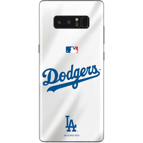 MLB Los Angeles Dodgers Home Jersey Galaxy Note 8 Skin
