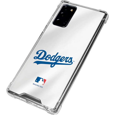 MLB Los Angeles Dodgers Home Jersey Galaxy Note20 5G Clear Case