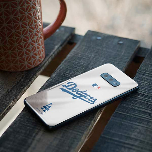 MLB Los Angeles Dodgers Home Jersey Galaxy S10e Skin