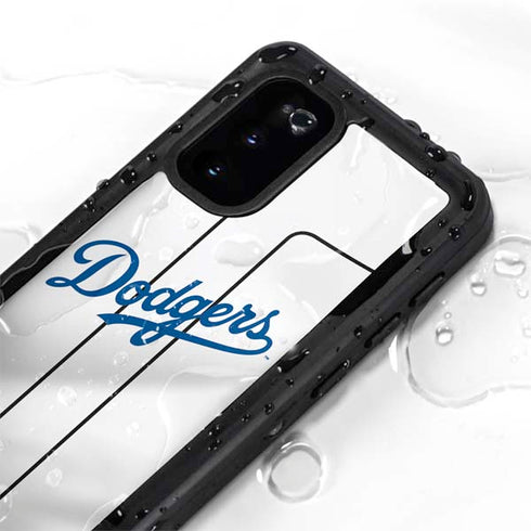 MLB Los Angeles Dodgers Home Jersey Galaxy S20 Waterproof Case