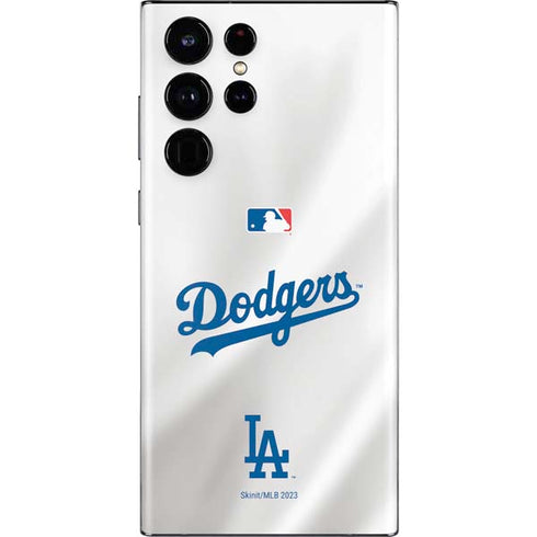 MLB Los Angeles Dodgers Home Jersey Galaxy S22 Ultra Skin