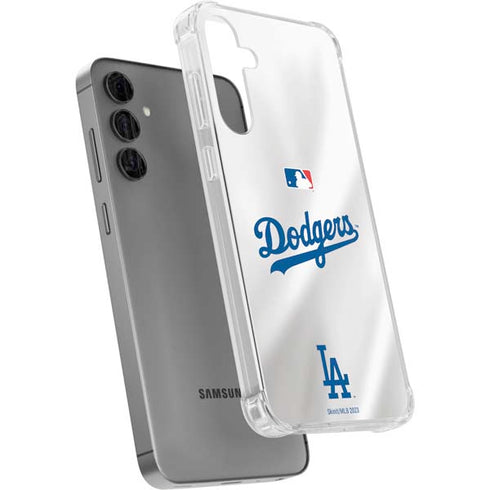 MLB Los Angeles Dodgers Home Jersey Galaxy S24 Plus Clear Case