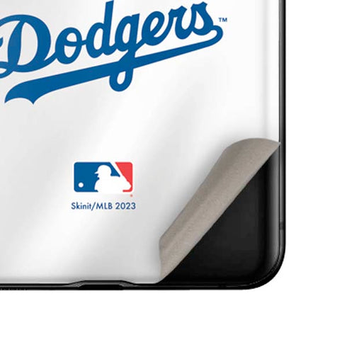 MLB Los Angeles Dodgers Home Jersey Galaxy Z Flip Skin