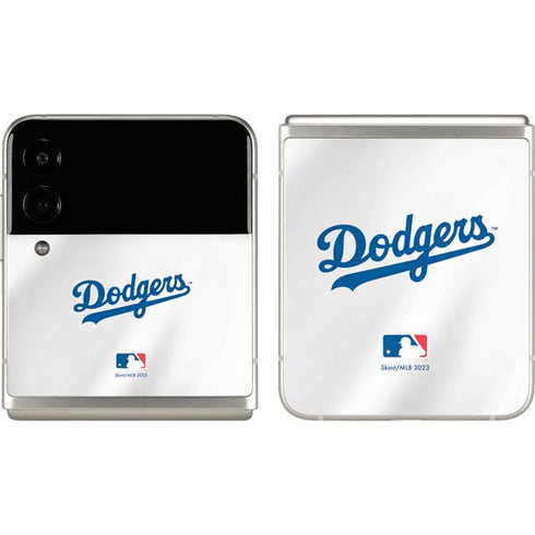 MLB Los Angeles Dodgers Home Jersey Galaxy Z Flip3 5G Skin
