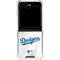 MLB Los Angeles Dodgers Home Jersey Galaxy Z Flip5 5G Clear Case