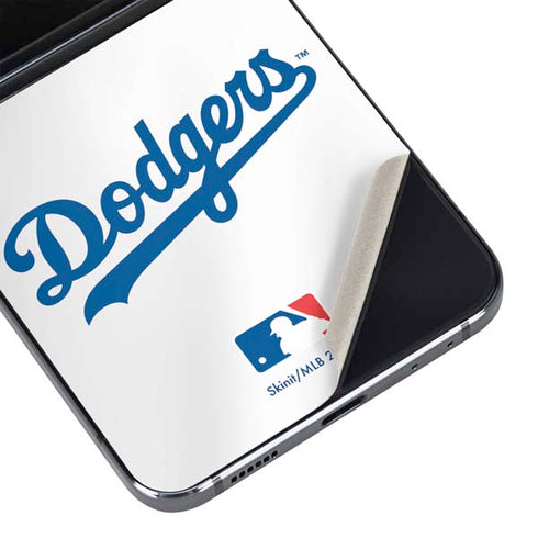 MLB Los Angeles Dodgers Home Jersey Galaxy Z Flip5 5G Skin