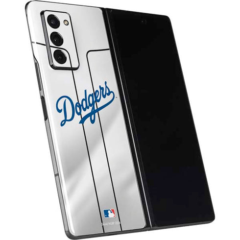 MLB Los Angeles Dodgers Home Jersey Galaxy Z Fold2 5G Skin
