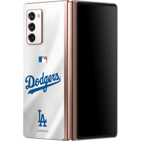 MLB Los Angeles Dodgers Home Jersey Galaxy Z Fold2 5G Skin