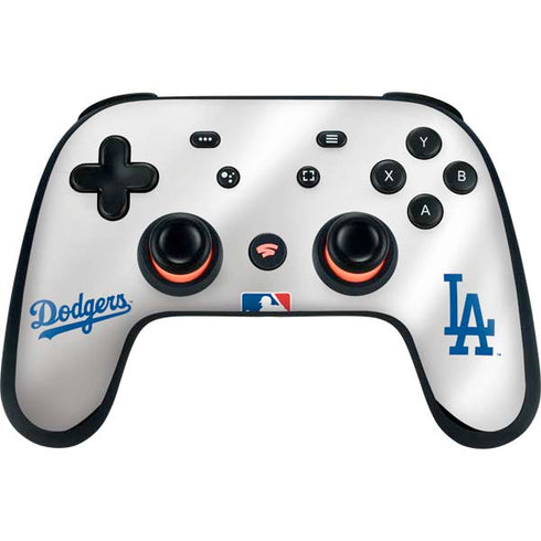 MLB Los Angeles Dodgers Home Jersey Google Stadia Controller Skin