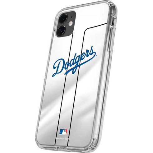 MLB Los Angeles Dodgers Home Jersey iPhone 11 Clear Case