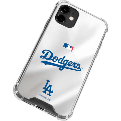 MLB Los Angeles Dodgers Home Jersey iPhone 12 Clear Case