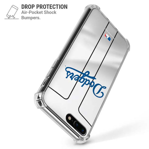 MLB Los Angeles Dodgers Home Jersey iPhone 7/8 Plus Clear Case