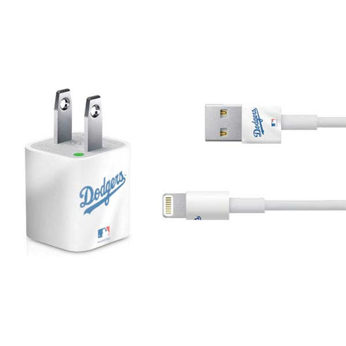 MLB Los Angeles Dodgers Home Jersey iPhone Charger (5W USB) Skin
