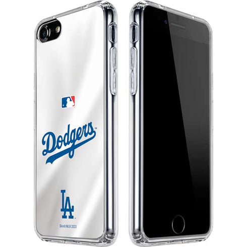 MLB Los Angeles Dodgers Home Jersey iPhone SE (2nd & 3rd Gen) Clear Case