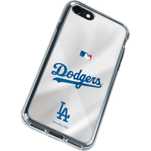 MLB Los Angeles Dodgers Home Jersey iPhone SE (2nd & 3rd Gen) Clear Case