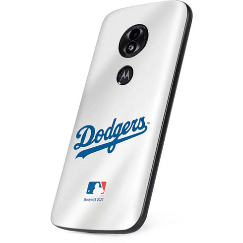 MLB Los Angeles Dodgers Home Jersey Moto E5 Play Skin