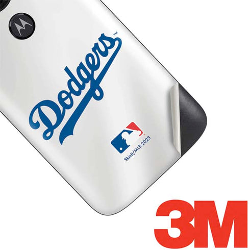 MLB Los Angeles Dodgers Home Jersey Moto E5 Play Skin