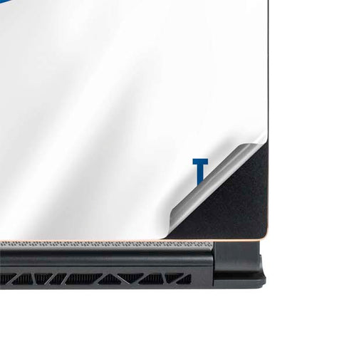 MLB Los Angeles Dodgers Home Jersey MSI GS65 Stealth Laptop Skin