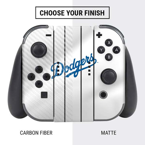 MLB Los Angeles Dodgers Home Jersey Nintendo Switch Bundle Skin