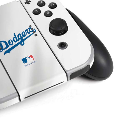 MLB Los Angeles Dodgers Home Jersey Nintendo Switch OLED (2021) Skin