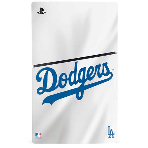 MLB Los Angeles Dodgers Home Jersey PS5 Slim Disk Console Skin