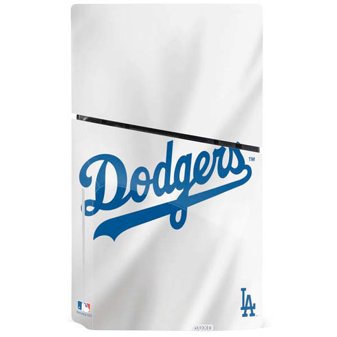 MLB Los Angeles Dodgers Home Jersey PS5 Slim Disk Console Skin