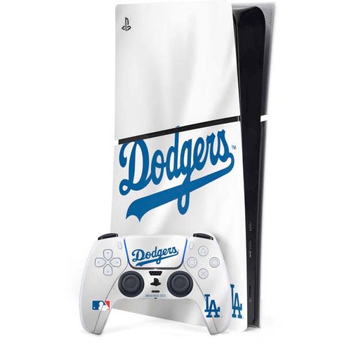 MLB Los Angeles Dodgers Home Jersey PS5 Slim Digital Edition Bundle Skin