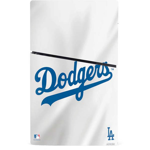 MLB Los Angeles Dodgers Home Jersey PS5 Slim Digital Edition Console Skin
