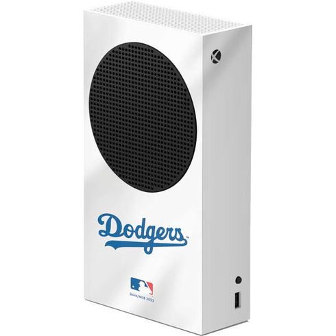 MLB Los Angeles Dodgers Home Jersey Xbox Series S Console Skin