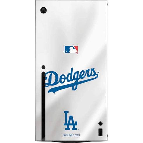 MLB Los Angeles Dodgers Home Jersey Xbox Series X Console Skin