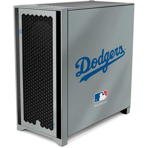MLB Los Angeles Dodgers Road Jersey Corsair 4000D Tempered Glass Mid-Tower ATX Case Skin