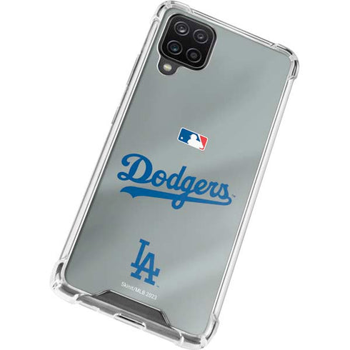 MLB Los Angeles Dodgers Road Jersey Galaxy A12 Clear Case