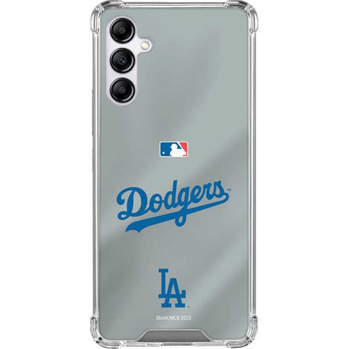 MLB Los Angeles Dodgers Road Jersey Galaxy A14 5G Clear Case