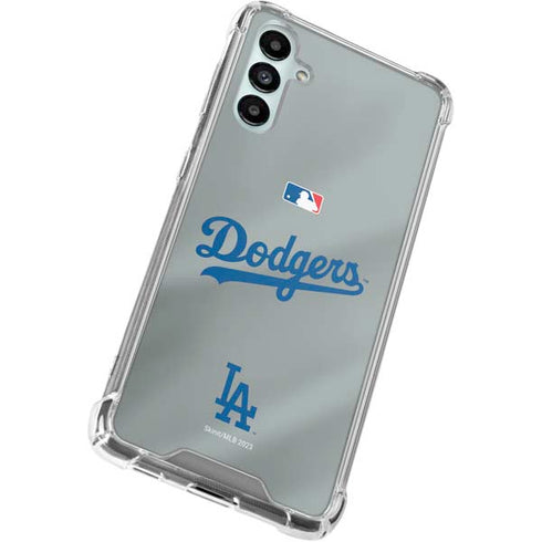 MLB Los Angeles Dodgers Road Jersey Galaxy A15 5G Clear Case