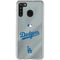 MLB Los Angeles Dodgers Road Jersey Galaxy A21 Clear Case