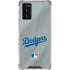 MLB Los Angeles Dodgers Road Jersey Galaxy Note20 5G Clear Case