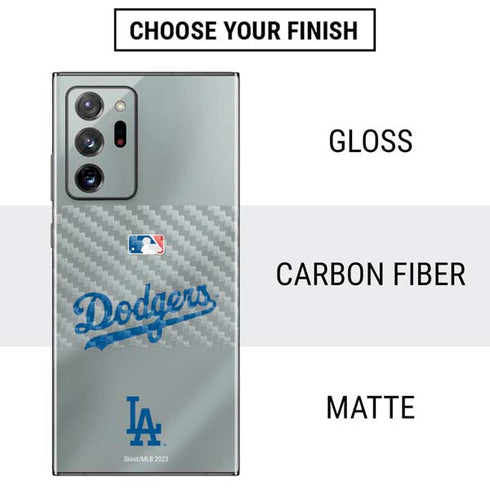 MLB Los Angeles Dodgers Road Jersey Galaxy Note20 Ultra 5G Skin