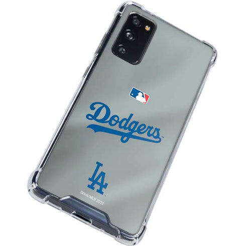 MLB Los Angeles Dodgers Road Jersey Galaxy S20 FE Clear Case