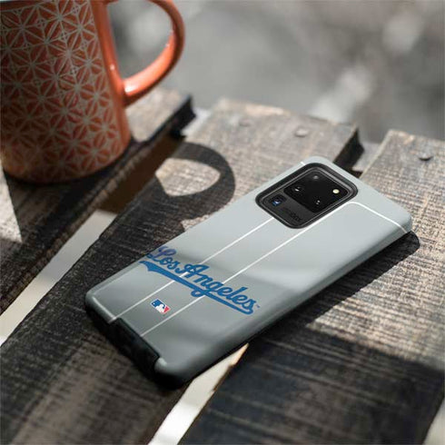 MLB Los Angeles Dodgers Road Jersey Galaxy S20 Ultra 5G Pro Case