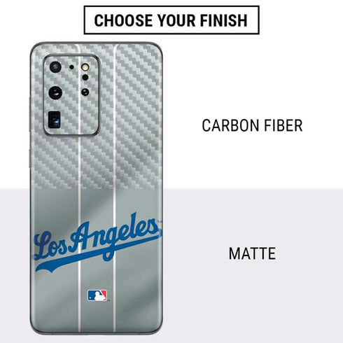 MLB Los Angeles Dodgers Road Jersey Galaxy S20 Ultra 5G Skin