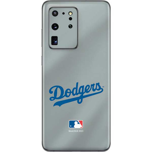 MLB Los Angeles Dodgers Road Jersey Galaxy S20 Ultra 5G Skin