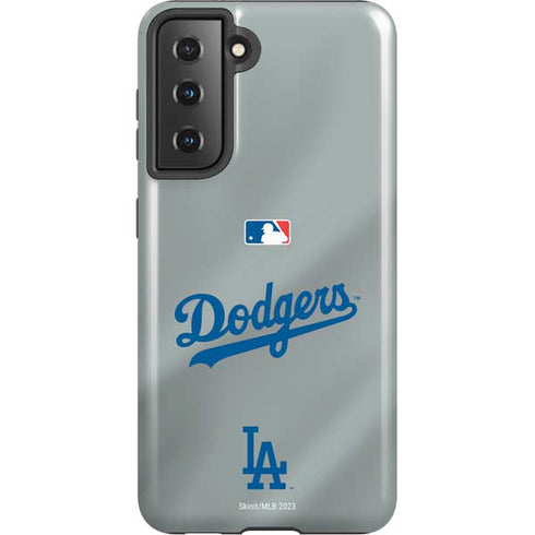 MLB Los Angeles Dodgers Road Jersey Galaxy S21 5G Pro Case