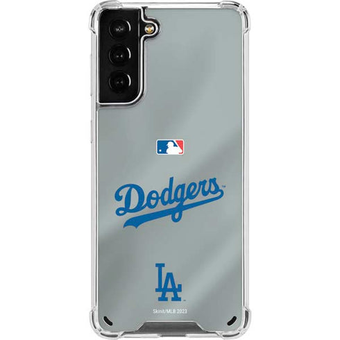 MLB Los Angeles Dodgers Road Jersey Galaxy S21 Plus 5G Clear Case
