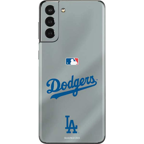 MLB Los Angeles Dodgers Road Jersey Galaxy S21 Plus 5G Skin