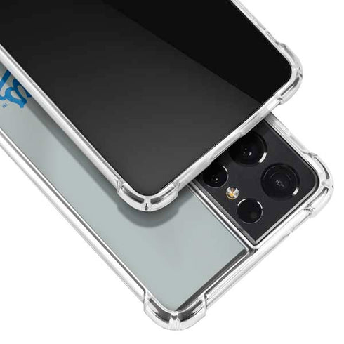 MLB Los Angeles Dodgers Road Jersey Galaxy S21 Ultra 5G Clear Case