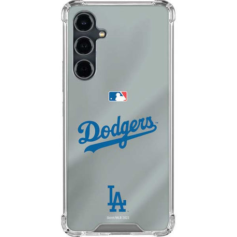 MLB Los Angeles Dodgers Road Jersey Galaxy S23 FE Clear Case