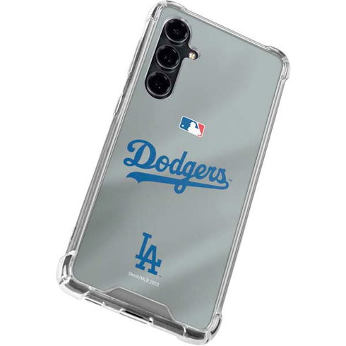 MLB Los Angeles Dodgers Road Jersey Galaxy S23 FE Clear Case