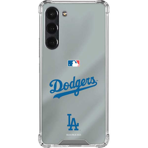 MLB Los Angeles Dodgers Road Jersey Galaxy S23 Plus Clear Case